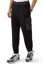 TRS JOGGERS CONTRAST DETAILS AND SIDE PKT - TRAVEL ESSENTIAL CPSL:Dark Grey:M